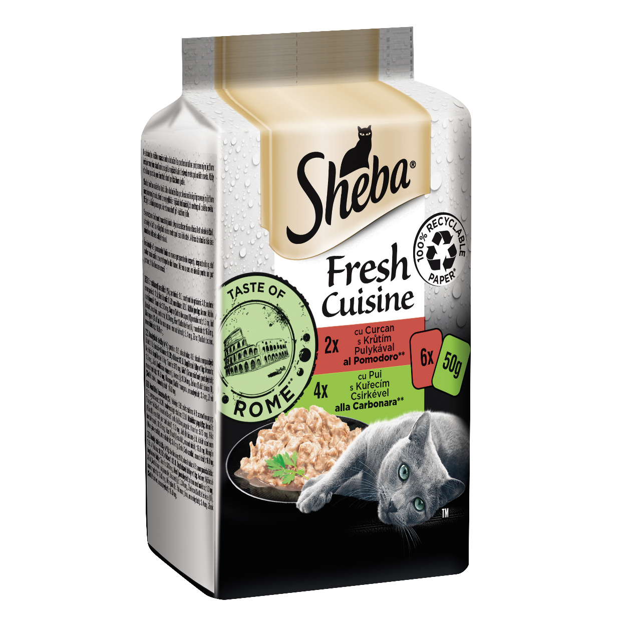 Sheba Taste of Paris selection for adult cats Trademagazin